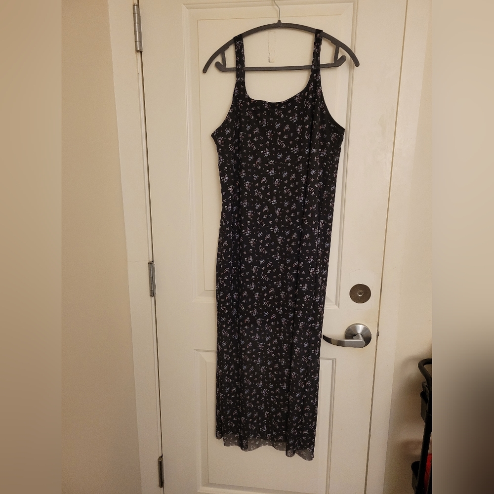 Noisy May floral 90's maxi dress large